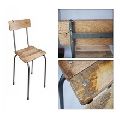 Modern Iron Wooden Chair With Designer Base