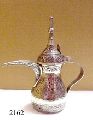 COLORFUL ENGRAVING BRASS COFFEE POT