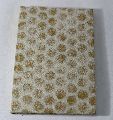 Recycled handmade cotton paper cream color notebook