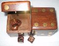 Nautical Home decor wooden dice Box