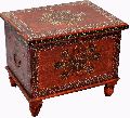 Painted Square Shape Chest Box