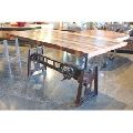 Industrial Crank Vintage Style Table