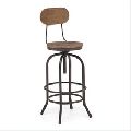 Industrial vintage high bar stool