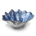 enamel blue metal bowl