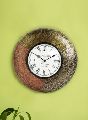 Multicoloured Printed Wall Clock