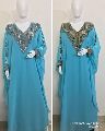 Islamic Women Long Sleeve Vintage Cocktail Maxi Dress