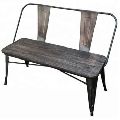solid mango wood 2 seater Patio Bench