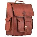 Handmade Vintage Leather Rucksack Leather Backpack School Backpack
