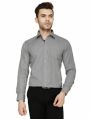 Shirts Cotton Blend Formal Wear Slim Fit Basic Collar Full Sleeve