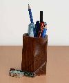 Wooden Pen and Stationery Jar