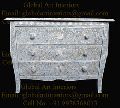 Light Grey MOP Inlay Chest of Drawer