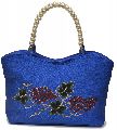 NHSB - 028 Ladies Bead Handle Silk Handbag