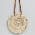 Handmade round straw Bag