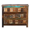 Indian Furniture in Reclaimed Wood Drawer Chest