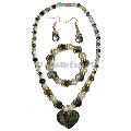 Pearl Glass Beads Necklace