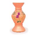 Orange Glass Flower Vases