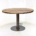 CANDLE STAND MANGO WOOD CAFETERIA TABLE