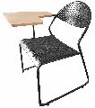 Student Iron Chair with Writing Pad