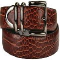 Fashion genuine leather belt crocodile pattern
