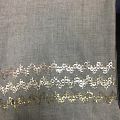 Wool Scarf With Sequin Border