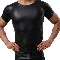 Genuine Sheep Leather T-shirt For Men