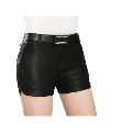 Made from 100 Genuine Sheep Leather Black Soft sheep leather formal short