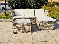 5 Piece Steel Rattan Sofa Set