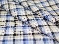 Checkered Linen Fabric