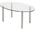 Glass Top Metal Table