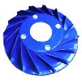 Vespa VBB VBA Bajaj Chetak Flywheel Fan Blue Plastic 6 / 12 Volt