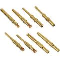 Round Golden Non Polished Polished brass pin
