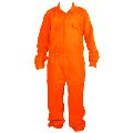 Polyester Plain Orange mens industrial uniform