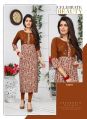 Stitched Cotton Full Sleeves Printed Indo Western Dresses