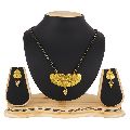 Ankur traditional laxmi temple gold plated mangalsutra set for women