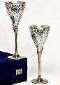 Copper & Brass Champagne Glass Gift Set