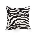 Zebra Print Leather Bed Cushions