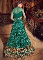 Embroidered Net Gown