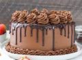 Rectangular Round Square chocolate cake