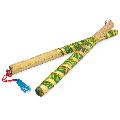 Round Multicolor Wooden Dandiya Sticks