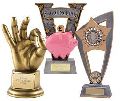 Brown Golden Silver Non Polished Polished Corporate Trophies