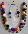 Glass Beads Colored Necklace Set