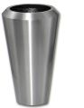 Glossy Conical Metal Planter