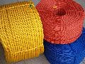 Blue Green Red White Yellow hdpe rope