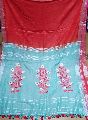 Embroidered Linen Saree