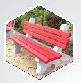 Red RCC Park Bench