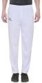 Mens White Cricket Polyester Track Pant