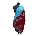Multicolor ladies embroidered stole