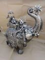 Handicraft War Elephant Miniature Statue