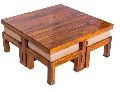 Coffee Table with Stool