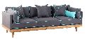 2 Seater Wooden Sofa